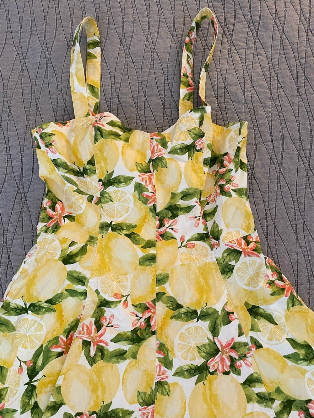 Avec Les Filles Lemon Mini Dress - Picture 2 of 6